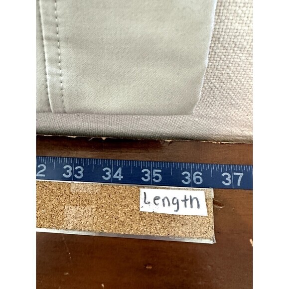 Simply Vera Vera Wang Khaki Skinny Trousers Woman's Size 8 Minimal Office Work - Picture 9 of 16